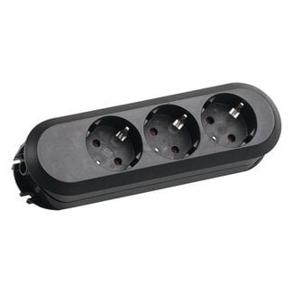 Bachmann Bachmann Smart stekkerdoos zonder kabel | 3 contacten | zwart
