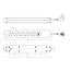 Bachmann Smart stekkerdoos zonder kabel | 6 contacten | wit