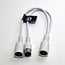 BOSSCOM DIN 8-pins / Powerlink PL8 splitter voor B&O | wit | 0,20 meter