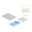 Delock Screen Protector Privacy Glass for iPhone 16 Pro / Tempered-Glass Anti Spy 2 Ways privacy protection with easy installation tool
