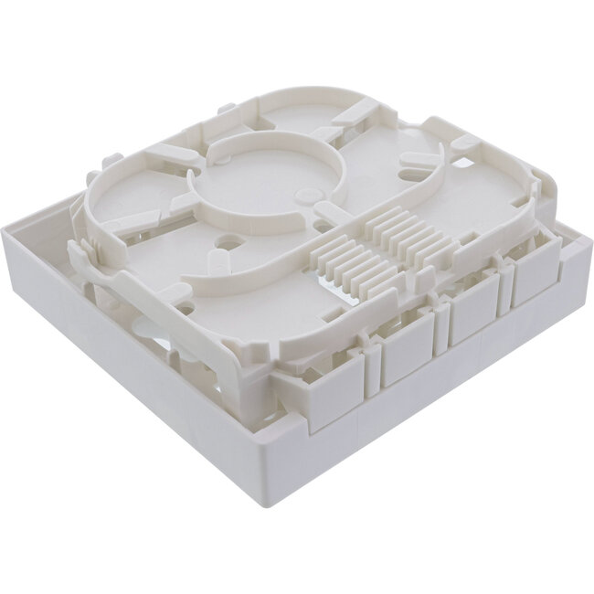 InLine® FTTH lege doos voor maximaal 4x LC duplex / 4x SC simplex, opbouw 80 mm