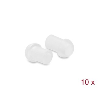 DeLOCK Delock Dust Cover for TOSLINK male 10 pieces transparent