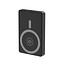 15 W Magnetic wireless powerbank with LCD, 10000 mAh, black