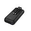 20 W powerbank met snellaadfunctie en geÃ¯ntegreerde kabels, 20000 mAh, zwart