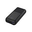 20 W powerbank met snellaadfunctie en geÃ¯ntegreerde kabels, 20000 mAh, zwart