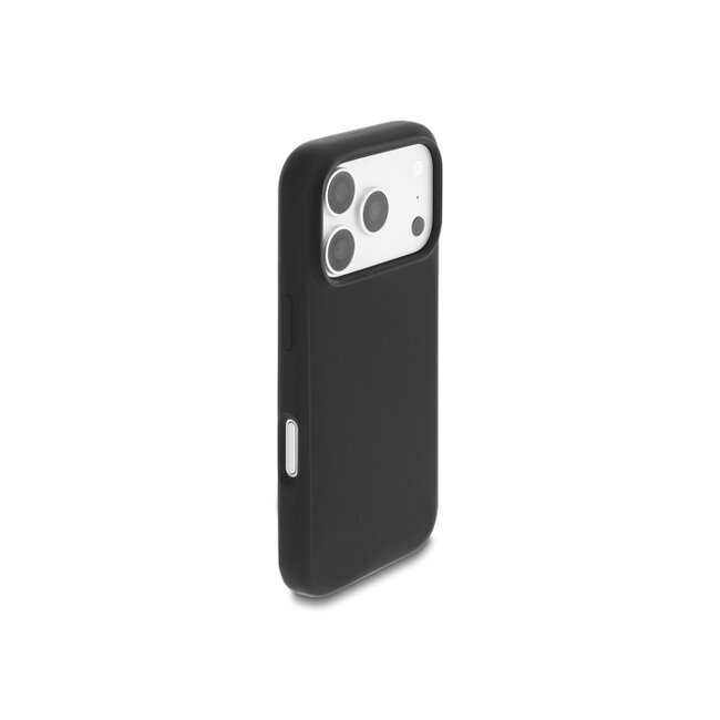 Delock Protective Case for iPhone 17 Pro compatible with MagSafe made of soft-touch silicone black