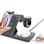 Draadloze 3-in-1 Apple laadstandaard voor telefoon, TWS en Apple Watch, 18 W, zwart