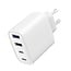 4-poorts 40 W GaN USB PowerDelivery snellader, wit