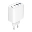 4-poorts 40 W GaN USB PowerDelivery snellader, wit