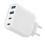 4-poorts 40 W GaN USB PowerDelivery snellader, wit