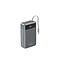 65 W Snelladende powerbank met geÃ¯ntegreerde kabels, 20000 mAh, zwart