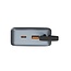 65 W Snelladende powerbank met geÃ¯ntegreerde kabels, 20000 mAh, zwart