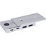 InLine magnetische USB hub (USB-A/USB-C) | 2x USB-C + 2x USB-A | USB3.1 10 Gbps | aluminium | 1,5 meter
