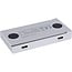 InLine magnetische USB hub (USB-A/USB-C) | 2x USB-C + 2x USB-A | USB3.1 10 Gbps | aluminium | 1,5 meter