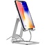 Inline smartphone en tablet tafelstandaard | tot 10 inch | aluminium