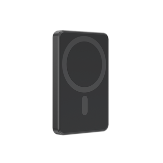 Gembird 15 W magnetische draadloze powerbank, 5000 mAh, zwart