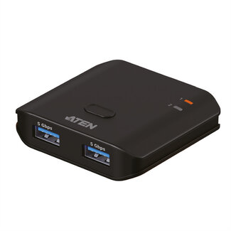Aten ATEN US4322 2x2-Port USB Sharing Switch, USB 3.2 Gen 1 Peripheral Sharing Switch