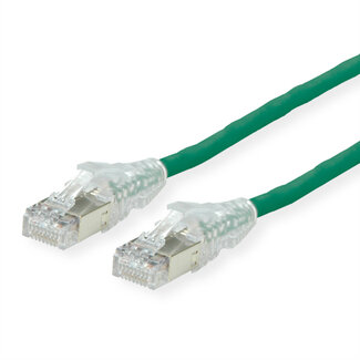 SECOMP DÄTWYLER patchkabel Cat.6 (klasse E) S/FTP, CU 7702 flex LSOH, Hirose TM21, groen, 7,5 m