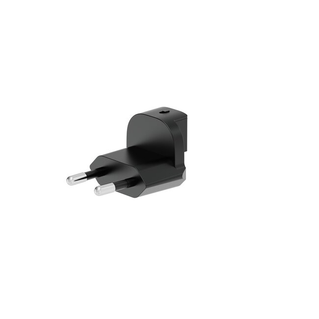 4-poorts 100 W GaN USB-snellader, LCD, zwart