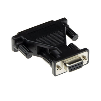 ACT ACT D-sub Adapter 9 polig female naar 25 polig male with molded body