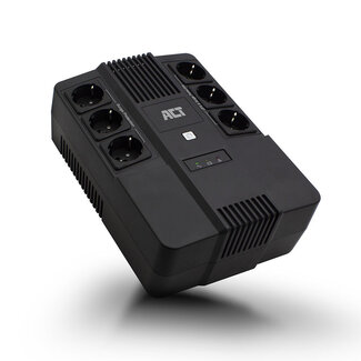 ACT ACT UPS, 600VA, 6x Type F outlet, 1x IEC C14 input, 230V, AVR