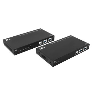 ACT ACT AV media extender set met dual USB-C switch, CAT6A, 100 meter
