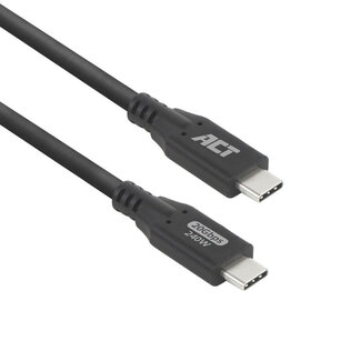 ACT ACT USB4® 20Gbps 240W USB Type-C® kabel, 0,5 meter