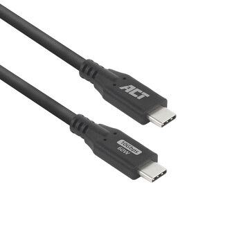 ACT ACT USB 3.0 10Gbps 60W USB Type-C® kabel, 0,5 meter