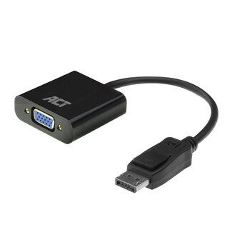 ACT ACT DisplayPort naar VGA female adapter, Zip Bag