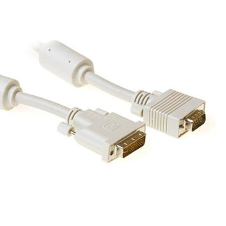 ACT ACT High quality verloopkabel DVI-A male naar VGA male   1,80 m