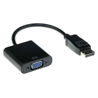ACT ACT 15 cm Verloop kabel DisplayPort male naar VGA female