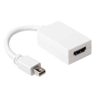 ACT ACT 15 cm Verloop kabel Mini DisplayPort male naar HDMI-A female