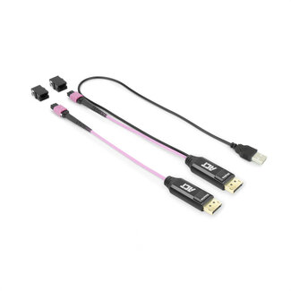 ACT ACT DisplayPort naar MTP/MPO adapter set voor het verlengen van een DisplayPort verbinding tot 8K@60Hz