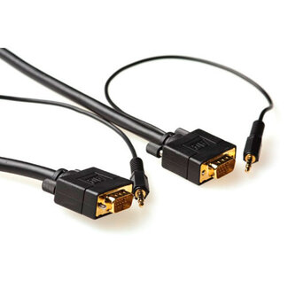 ACT ACT 10 meter High performance VGA + Audio kabel male-male