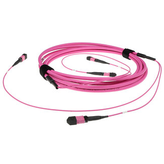 ACT ACT 7 meter Multimode 50/125 OM4(OM3) glasvezel trunkkabel polarity A met 2 MTP/MPO female connectoren per zijde