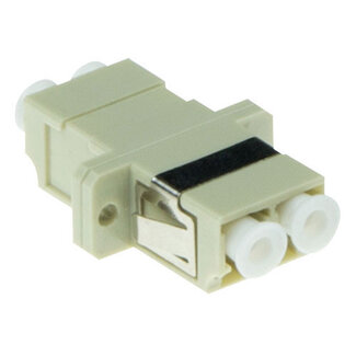 ACT ACT Fiber optic LC-LC duplex adapter multimode OM1/OM2 flens
