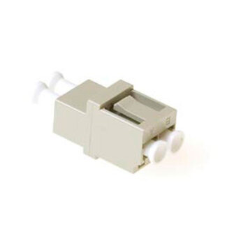 ACT ACT Fiber optic LC duplex adapter multimode square