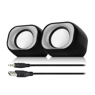 Eminent Eminent 2.0 Stereo speakerset voor pc en laptop, voeding via USB