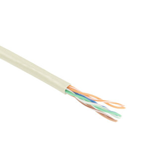 ACT ACT CAT5E U/UTP soepel patch ivoor 100 m