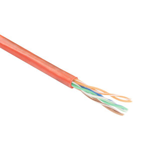 ACT ACT CAT5E U/UTP soepel patch rood 100 m