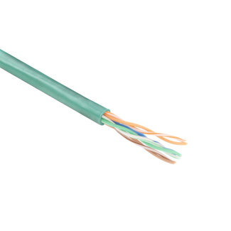 ACT ACT CAT5E U/UTP soepel patch groen 100 m