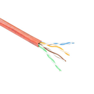 ACT ACT CAT6 U/UTP PVC soepel patch rood 100 m