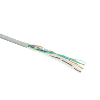 ACT ACT CAT5E U/UTP PVC massief grijs 305 m