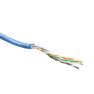 ACT ACT CAT5E U/UTP PVC massief blauw 305 m
