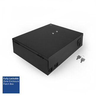 ACT ACT Afsluitbare zone enclosure patch box 8 slots voor fiber en koper