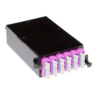 ACT ACT High Density fanout cassette 24 vezels MTP®-MPO Low Loss OM4