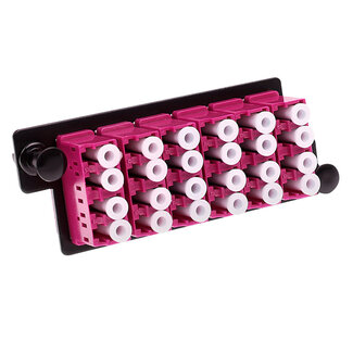 ACT ACT Adapterplaat 6xLC Quad (24V) OM4