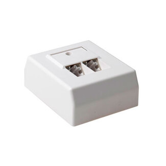 ACT ACT Modulair opbouwdoos shielded 2-voudig German Style CAT5E