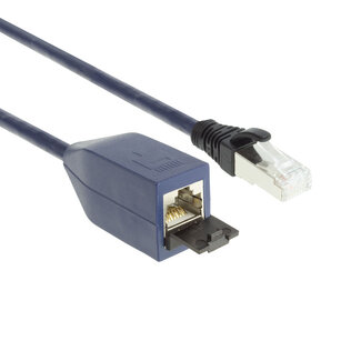 ACT ACT Blauw 2 meter LSZH SFTP CAT6A MPTL verlengkabel snagless met RJ45 connectoren