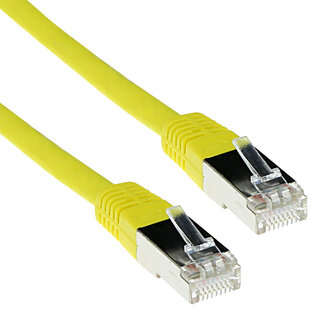 ACT ACT Gele 30 meter LSZH SFTP CAT6 patchkabel met RJ45 connectoren